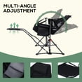 thumbnail image 5 of Hammock Camping Chair with Footrest, Camping Chair with Stand, Swinging Chair, Camping Chair, with Cup Holder, Side Pocket, Heavy Duty (2-Pack), 5 of 7