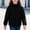 Black, variant on Girls Quilted Jacket with Hood Casual Zip Up Warm Lightweight Long Sleeve Kids Winter Coat Black 4-12 Years