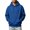 Royal Blue 15#, variant on Men’s Loose Fit Hooded Pullover Sweatshirt, Soft Brushed Hoodie with Kangaroo Pocket & Drawstring Hood, Casual Long Sleeve Hood Top for Daily Life Sports Street Fashion Light Green 2XL