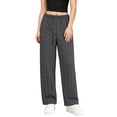 thumbnail image 3 of PNTUTB Fall Winter Women's Flannel Pants Solid Color Jacquard Sleep Pants Casual Loose Comfort Fleece Thickened Warm Lounge Pajama Pants, 3 of 7