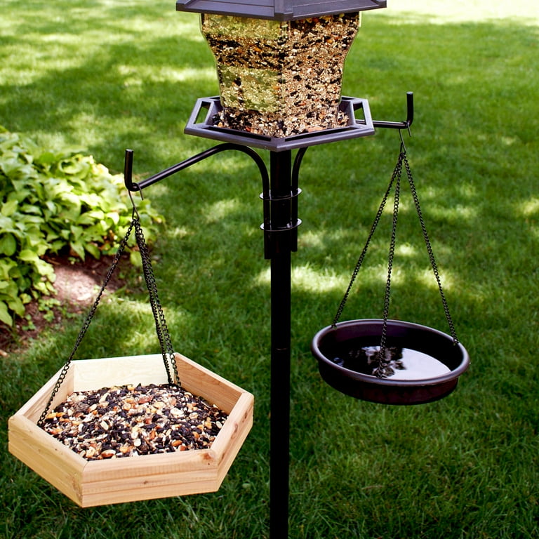Pennington Cedar 2 in 1 Wild Bird Bath and Wild Bird Feeder, 4 lb. Capacity Pennington Cedar 2 in 1 Wild Bird Bath and Wild Bird Feeder, 4 lb. Capacity