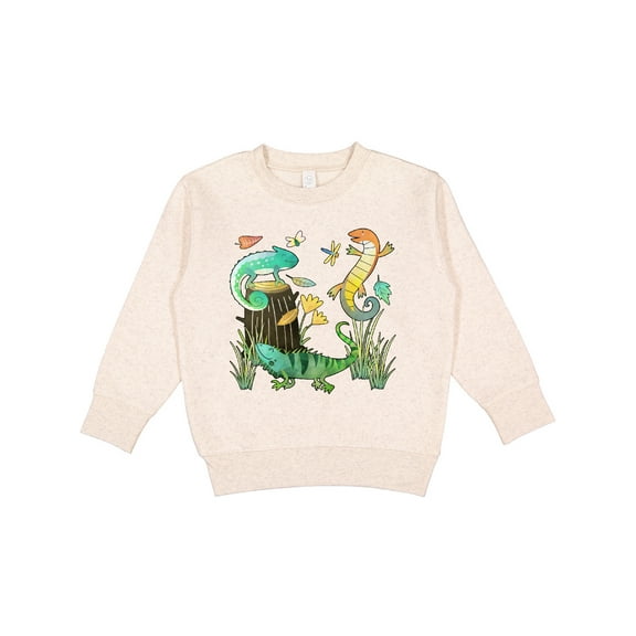 Inktastic Cute Lizards Hanging out Toddler Sweatshirt