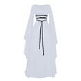 thumbnail image 5 of Women's Halloween Costume Dress, Long Sleeve Crew Neck Dress with Waist Belt, Asymmetrical Hem Casual Party Outfit for Halloween Cosplay and Themed Events, 5 of 5