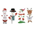 thumbnail image 7 of Snowman Refrigerator Magnets | Christmas Decorations Large Fridge Magnet Stickers | Xmas Holiday Decorations for Fridge, Metal Door, Cabinets, Garage Door, 7 of 7
