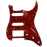 Musiclily Pro HSS 11 Hole Guitar Strat Pickguard for Fender USA/Mexican Made Standard Stratocaster Modern Style, 4Ply Vintage Tortoise