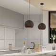 thumbnail image 3 of 49100-07 Livex Lighting Dublin - 1 Light Pendant in Contemporary Style - 9.88 Inches wide by 11 Inches high-Bronze Finish    -Traditional Installation, 3 of 8