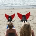 thumbnail image 3 of Sun Tail Mermaid Red Keiki (Child) Monofin, 3 of 5