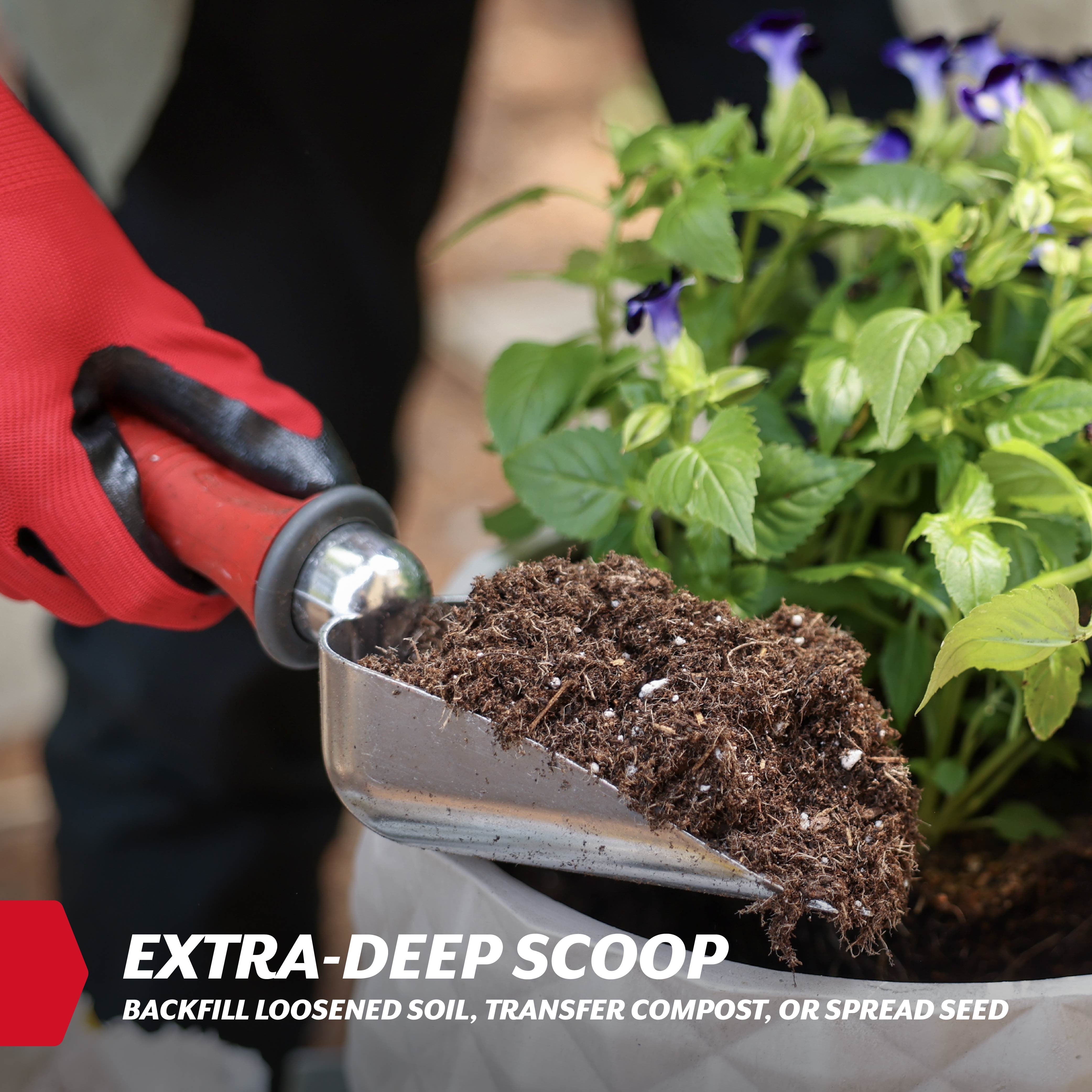 Garden Weasel Soil Prep and Planting Tool Bundle with 2-in-1 Cultivator and Potting Scoop