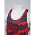 thumbnail image 5 of Hansber Men's Sleeveless Shirt Tank Tops Undershirt Muscle Tee Tops Gym Workout Athletic Bodybuilding Red XXL, 5 of 7