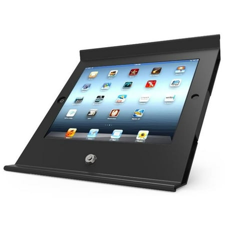 Compulocks iPad Secure Slide POS Wall Mount / Kiosk Black - Stand for tablet - aluminum - black - for Apple iPad (3rd generation); iPad 2; iPad with Retina display (4th
