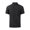 Black, variant on WREESH Men's Casual Solid Henley Shirts Summer Weight Short Sleeve Outdoor Shirt a Daily Essential with Button Detail Black