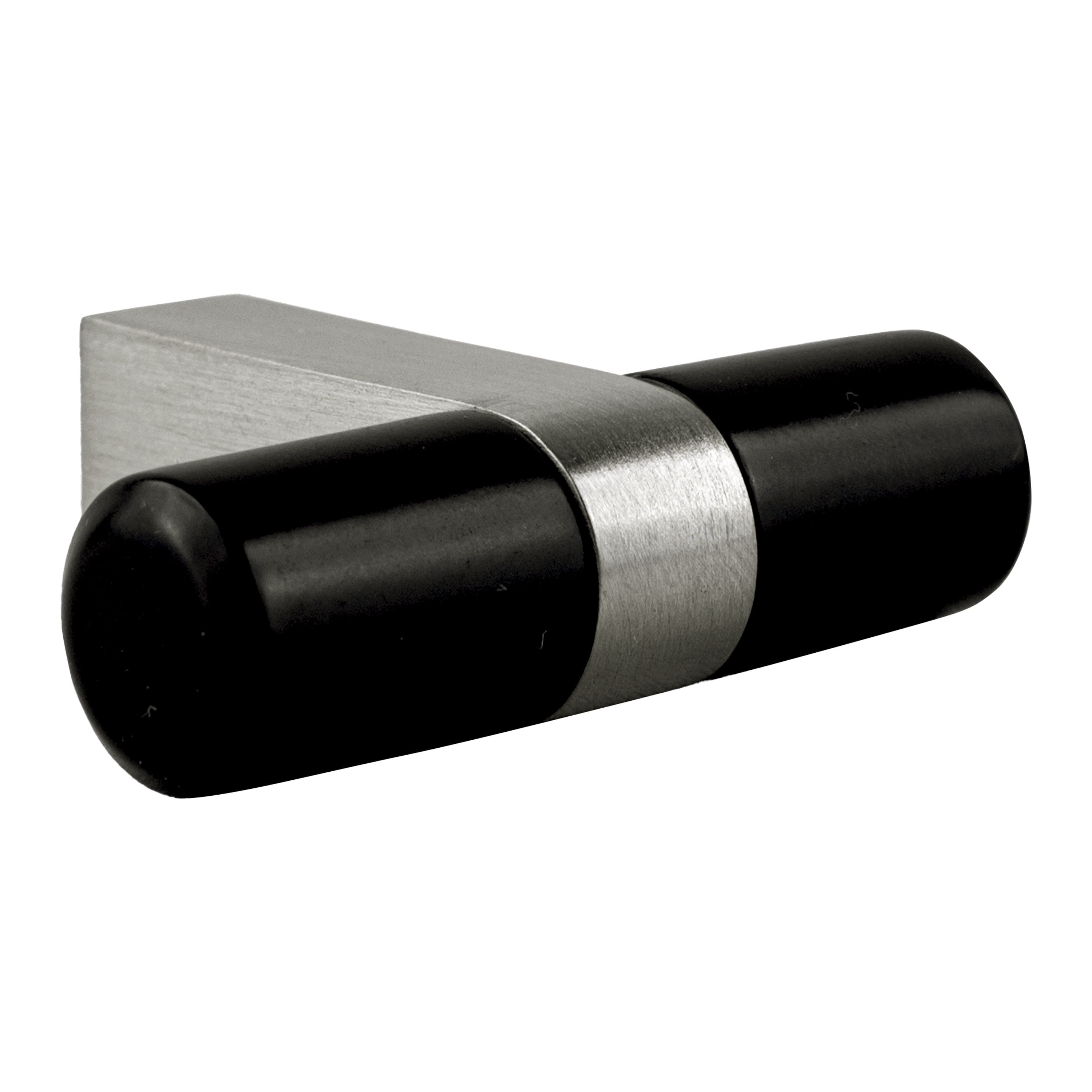 Better Homes & Gardens 2 Pack Matte Black & Satin Nickel Cabinet T-Knobs (4oz)