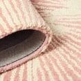 thumbnail image 6 of NICOLE MILLER NEW YORK Kendall Slinky Geo Handcrafted Area Rug, 100% Wool Rug, Rose, 3'x5', 6 of 9