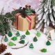 thumbnail image 4 of 30 miniaturas navideñas de resina, mini árboles de Navidad, árbol de Navidad en miniatura, pequeño árbol de Navidad, paisaje, pequeñas figuras navideñas., 4 of 5