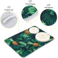 thumbnail image 4 of Tropical Leaf Pineapple Dish Drying Mat for Kitchen Counter, Ultra Absorbent Reversible Microfiber Dishes Drying Rack Pad Heat-resistant Mats 16x18in, 4 of 7