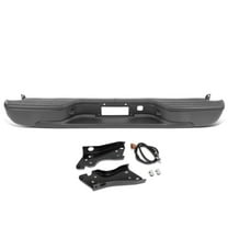 DNA Motoring For 99-07 Chevy Silverado GMC Sierra 1500 2500 Black Complete Rear Step Bumper