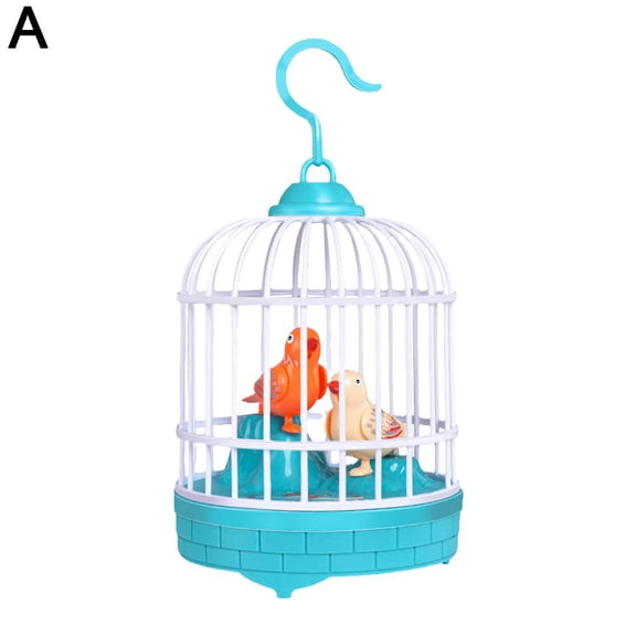 Inductive Sound Voice Control Bird Cage Funny Toy Pet Toy