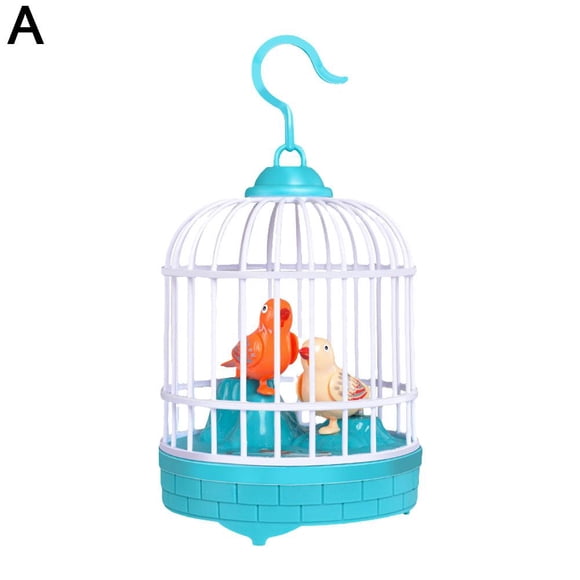 Childrens Birdcage Toys Electric Talking Bird Will Singing Move Educational Toys