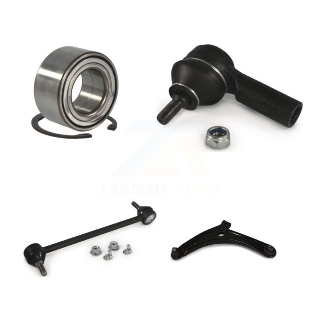Transit Auto Bras de Commande Inférieur de Suspension de Roulement de Roulement avant Gauche avec Rotule Kit de Stabilisateur d'Extrémité et de Barre de Bascule pour Voiture Mitsubishi RVR Lancer PHEV Sport K77-101286