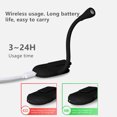 thumbnail image 4 of Qiopertar Clearance Home Decor New Mini Table Lamp USB Rechargeable, Lightweight And Portable, Vertical Clip Dual Use Reading And Half Sleeping LED Nightlight Unique Gift, 4 of 6