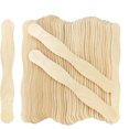 thumbnail image 1 of Asas de madera en forma de abanico KTOJOY, 100 unidades, 20 cm, para programas de bodas, 1 of 7
