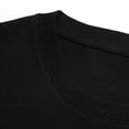thumbnail image 4 of HAOTAGS Mens T-Shirt Casual Breathable Cotton Basic Short Sleeve Tee Tops Black Size 4XL, 4 of 8