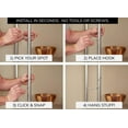 thumbnail image 5 of Variety Pack Shelf Pole Hooks – 5 Black Wire Shelf Hooks – J-Hook, C-Hook, Utility Hanger for Utility Rooms & Closets - Fits 1" Pole, 5 of 5