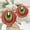 Red, variant on Christmas Ornaments 3 Pcs Weird Christmas Balls for Christmas Tree Decorations Christmas Eye Like Holiday Home Hanging Ornaments