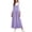 Purple, variant on Ltctricy Overall Dress for Women Adjustable Strap Sleeveless Pleated Casual Bib Jumper Dress Summer Maxi Dress with Pockets