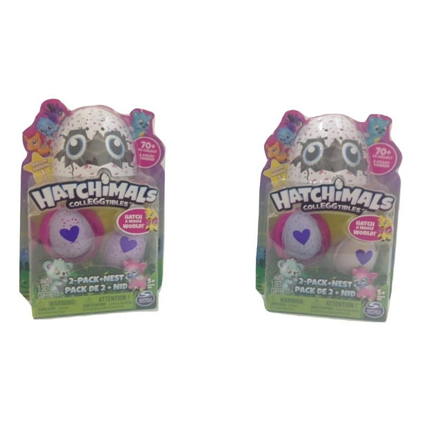 Hatchimals Colleggtibles Season 1 Set of Two 2 Pack + Nest - Walmart.com - Walmart.com
