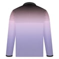 thumbnail image 3 of Blusa y camisa de manga larga con cuello vuelto para hombre, camisa deportiva de color liso con solapa y botones, blusa de poliéster de manga larga con solapa para hombre, 3 of 4