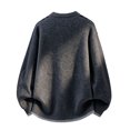 thumbnail image 6 of Mens Cardigan Sweaters Argyle Plaid Button Down V Neck Knit Long Sleeve Loose Knit Outerwear Sweaters Tops, 6 of 6