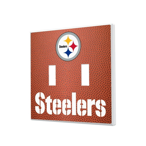 Pittsburgh Steelers Football Design Double Toggle Light Switch Plate