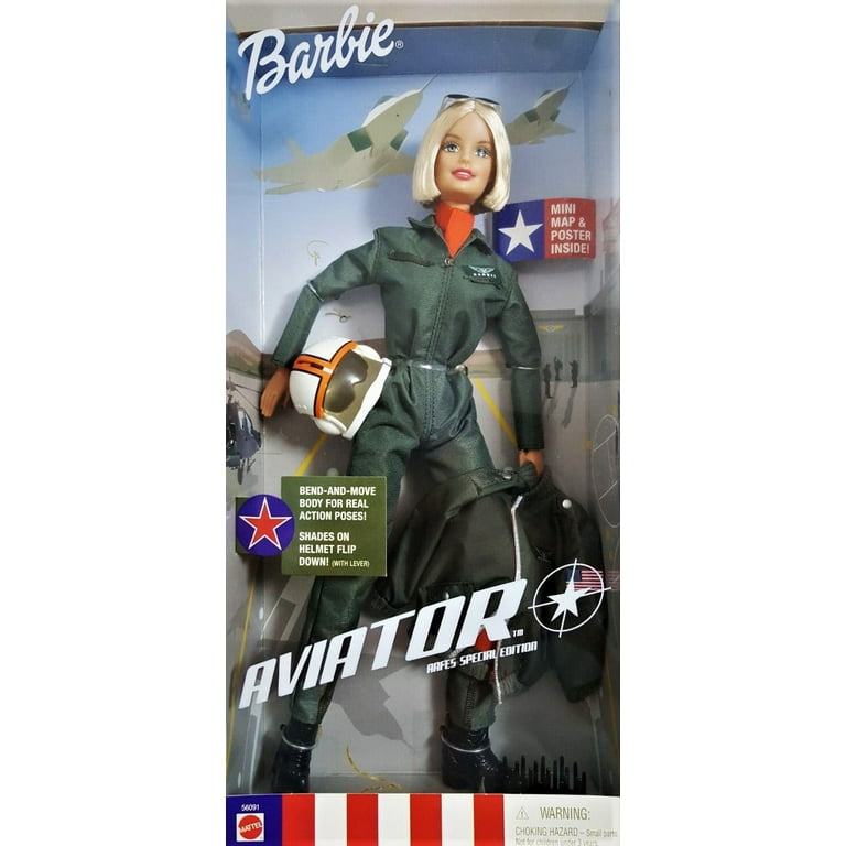 Aviator Barbie Doll with Bend and Move Body AAFES Special Aviator Barbie Doll with Bend and Move Body AAFES Special