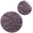 thumbnail image 5 of Alfombra redonda de 8 colores para el hogar, sala de estar, dormitorio, alfombra de moda, cojín de poliéster, alfombra larga de felpa para el Conjuntos de muebles de dormitorio gris morado Bearachild HA001679-06, 5 of 5