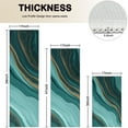 thumbnail image 4 of Teal Gold Marble Wave Pattern Kitchen Rugs Sets Of 3,Kitchen Runner Rugs Non Skid Washable,Decorative Kitchen Floor Mats for Kitchen,Sink,Laundry,17"x30"+ 17"x47" + 17"x59", 4 of 6