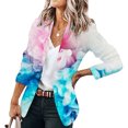 thumbnail image 3 of Vedolay Blazer jacket Women's Casual Blazers Long Sleeve Oversized Business Lapel Collar Jacket,White L, 3 of 4
