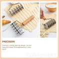 thumbnail image 3 of Lattice Cutter Roller Pie Noodle Crust Dough Wheel Pasta Cookie Docker Pastry Spaghetti Bread Makers Biscuit Net Baking, 3 of 6