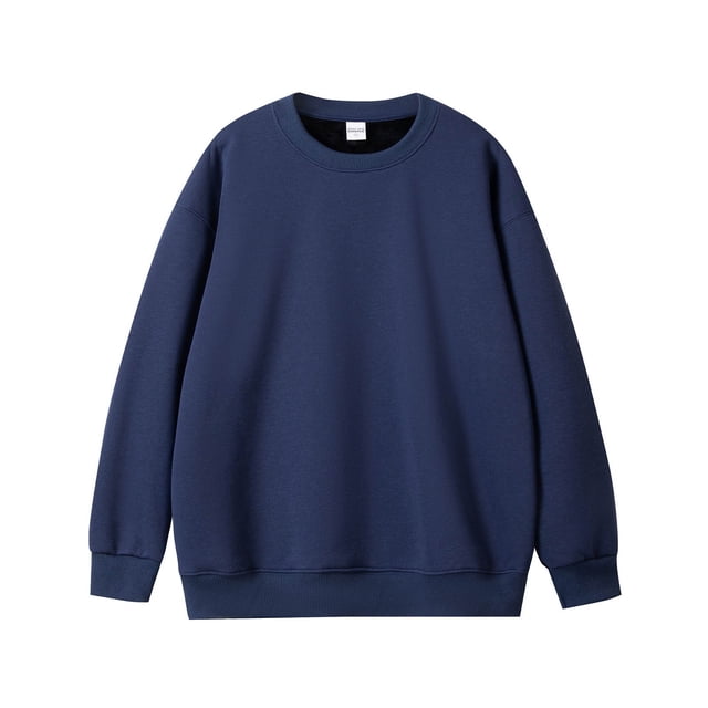pstuiky camisas de manga larga para hombre, Camisas tipo jersey básicas de cuello redondo informales de color sólido y grueso para hombre camisetas de hombre s