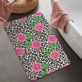 thumbnail image 2 of Pioneer Flower Floral Print Pattern Bathroom Rugs Mat, Non Slip Microfiber Bathroom Rug with Rubber Backing, Soft Mats for Bathroom Floor Tub Shower, 20"x32", 2 of 5