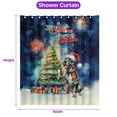 thumbnail image 5 of Merry Christmas and Happy New Year Santa Great Dane Holiday Xmas Winter 2025 Shower Curtain Danes Dog Lover Gifts Waterproof Bathroom Bathtub Curtain - 00024, 5 of 5