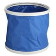 thumbnail image 2 of Folding Bucket, Non-slip Handle Practical Camping Bucket  For Outdoor Fishing For Camping For Car Washing, 2 of 8