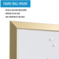thumbnail image 4 of MasterVision Quote Magnetic Dry Erase Board, DO More…, Gold Frame, 18 x 24 Inches (MM04445612), 4 of 5