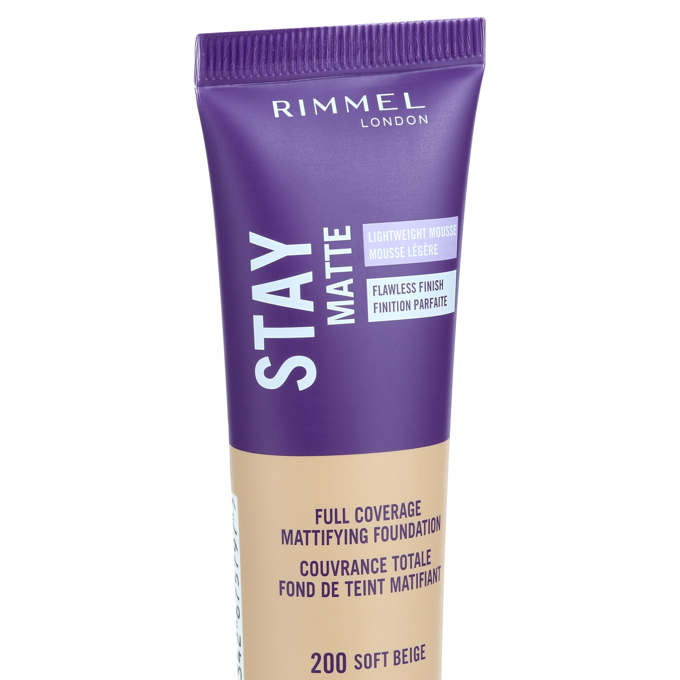 (2 pack) Rimmel London Stay Matte Liquid Foundation, Soft Beige, 1 oz