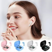 Bluetooth Wireless Earbuds, Wireless Earbud Headphones in-Ear Earphones with Charging Case, Mini Stereo Headset Built-in Mic for Cell Phone/Apple/Android, 4Hrs Playtime