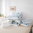 thumbnail image 6 of Homewish Floral Daisy 7-Piece Queen Bedding Set - Spring Garden Flowers, 6 of 8