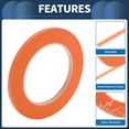 thumbnail image 4 of Unique Bargains Masking Tape, DIY Car Auto Paint Painters Tape 1Pc Orange 0.2 Inches x 32.8 Yards, 4 of 6