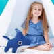 thumbnail image 3 of Tiburón Tezituor Peluche Pequeño, Azul, 3 of 5