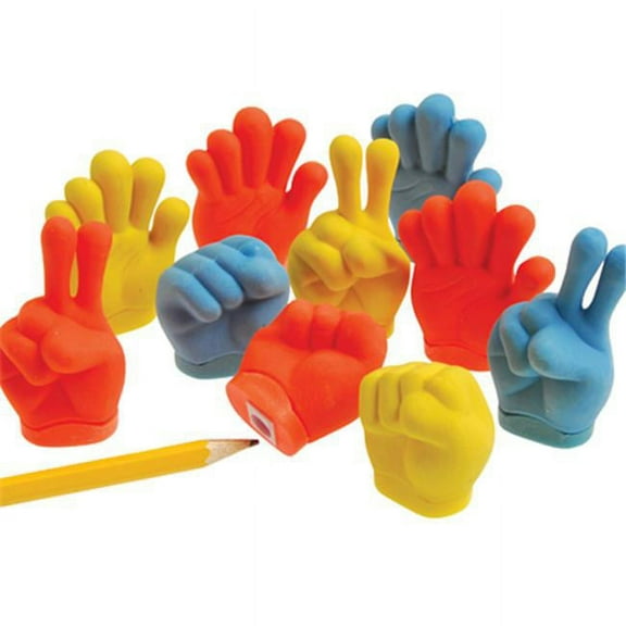 (Price/Dozen)U.S. Toy 4314 Hand Shaped Sharpeners / Erasers