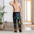 thumbnail image 2 of Mens Pajama Pants, Skull Skater Style Soft Sleep & Lounge Pants for Men, Cuteness Casual PJ Bottoms Pants with Pockets, 2 of 7